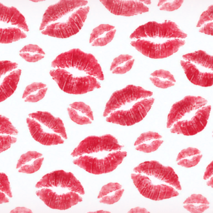 Lipstick Kisses Background Y2K Baddie 2000s Red