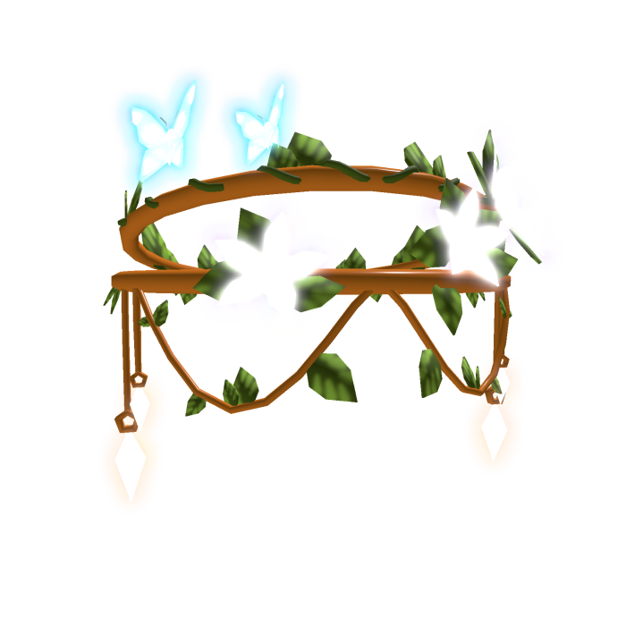 NEW! Glowing Crown Halo with Flower and Butterfly