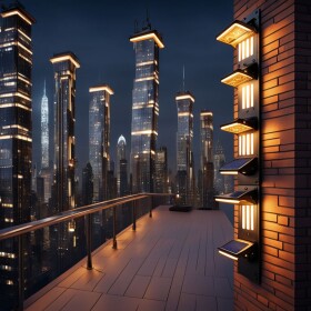Futuristic Steampunk City