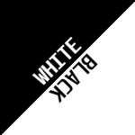 WHITE/BLACK