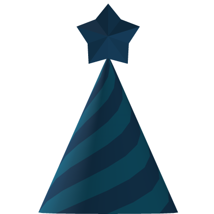 💙 Blue Party Hat