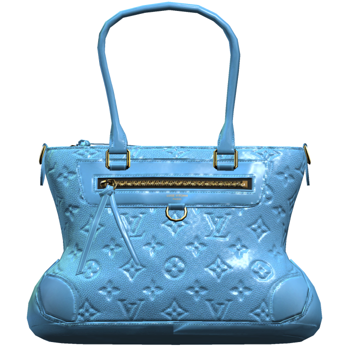 Iconic Y2K Designer Handbag in Blue