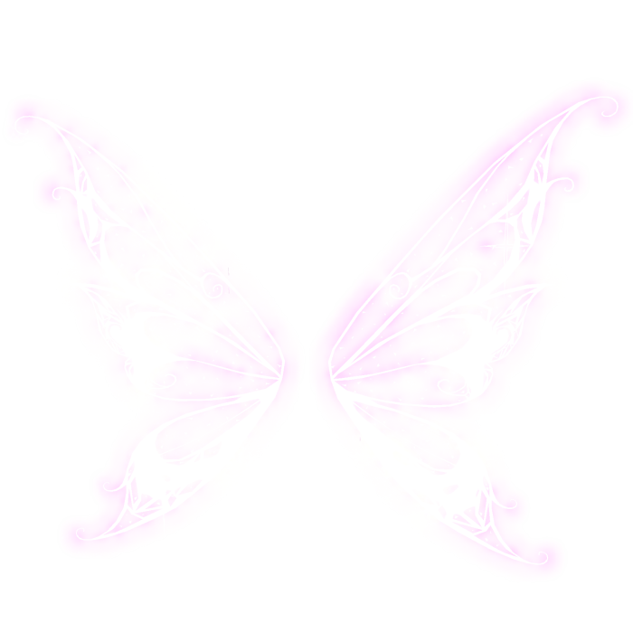 Glowing Emissive Fantasy Butterfly Pink Wings