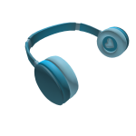 Light Blue Headphones