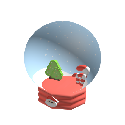festive winter christmas snow globe