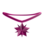 Ruby Star Pendant