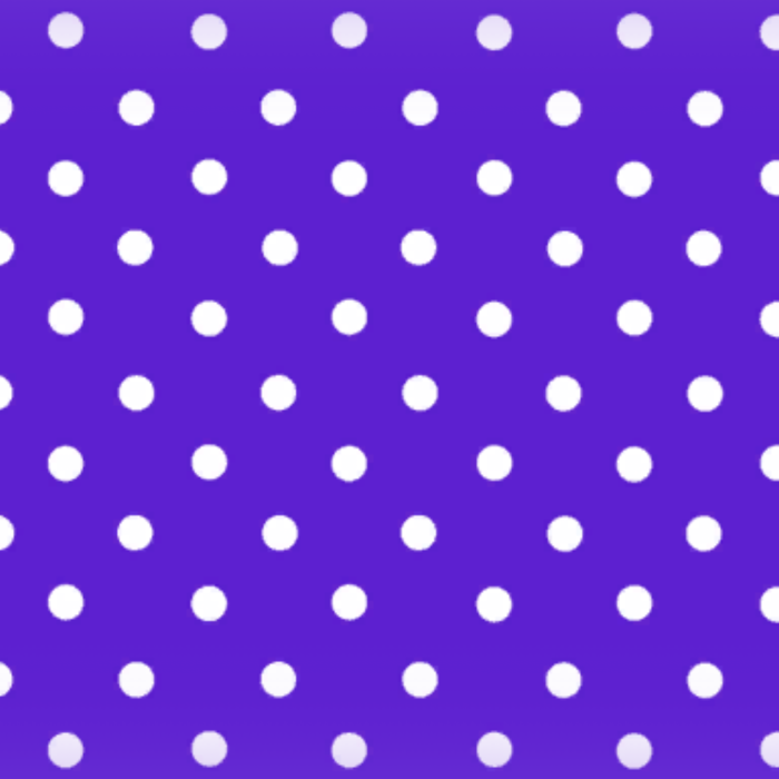 Purple White Polka Dots