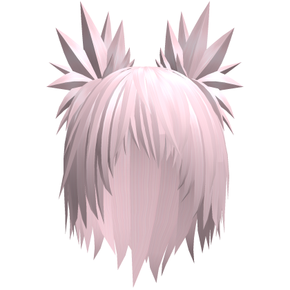 Spiky neff emo vkei light pink hair Roblox item