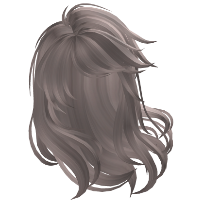 fluffy hair cute girly hair y2k emo Roblox item