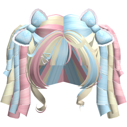 ♡ Cutesy confetti dolly coil curls high pigtails