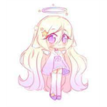 Angel and rainbow