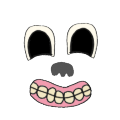 cartoon cat face Roblox decal