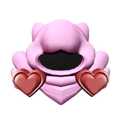 Cupid's Cat Heart Hood - Pink thumbnail