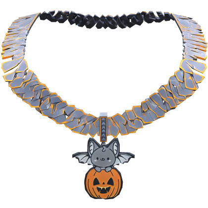 Iced Out Halloween Bat Pumpkin Chain 1.0