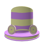 Easters Yellow and Pink Top Hat