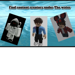 Find Content creators Under the Water!