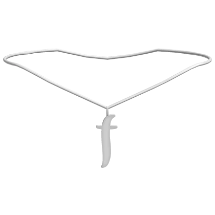 *☌ᴗ☌*♡ Hyperbola necklace, Heart, White, Mixed metal finish | Swarovski