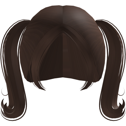 ۶ৎ | cute short pigtails flipped in brown