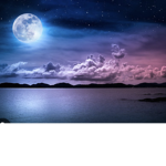 Moonlight rains