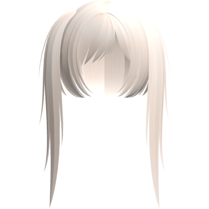 cute moe emo scene pigtails beige