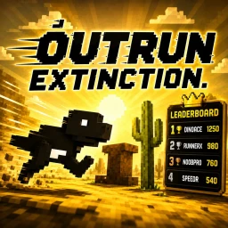 Outrun extinction (Dino run) icon
