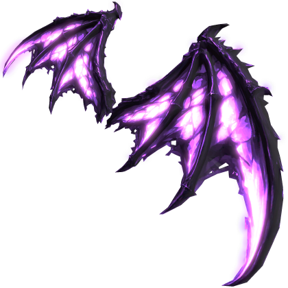 [ EMISSIVE ] Purple Wings Roblox item
