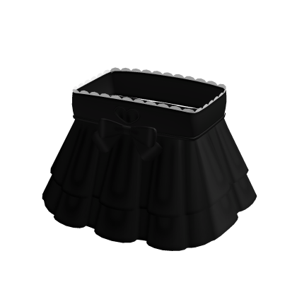 ♡ : cute black heart cut out ruffle dress thumbnail