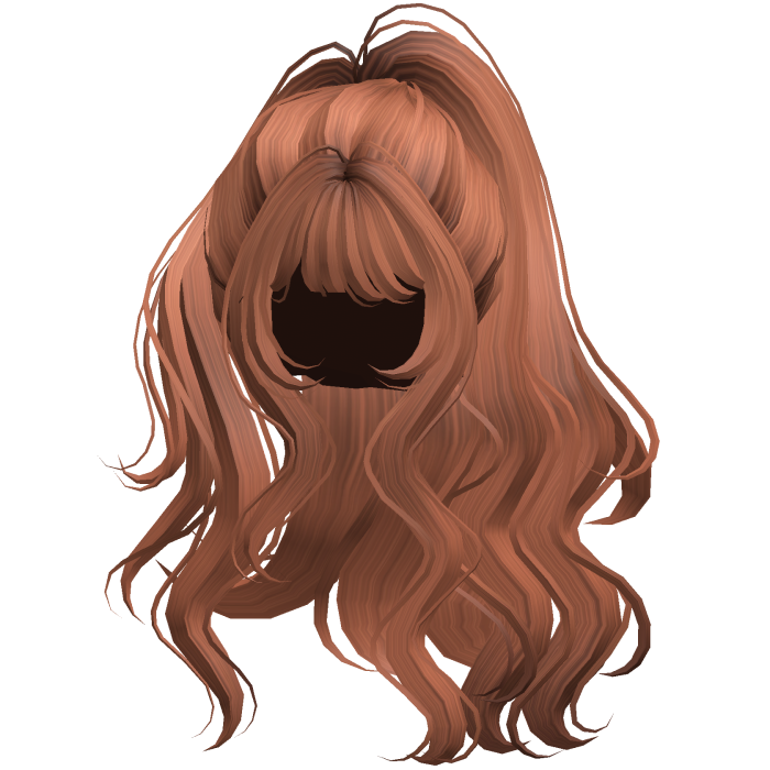 Ginger Long Wavy Half Up Half Down