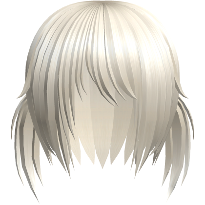 ҂ ᆺ ᗜ blonde emo scene choppy pigtails razor cut