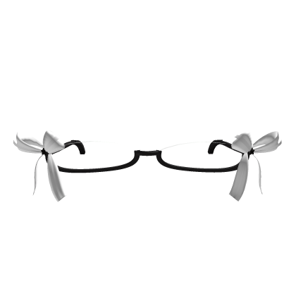 Lana Ribbon Glasses V2 (Black)