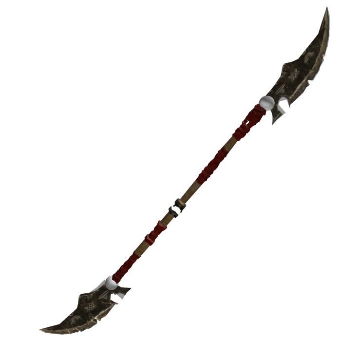 Fantasy Double Glaive Anime Weapon