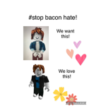 #stopbaconhate!