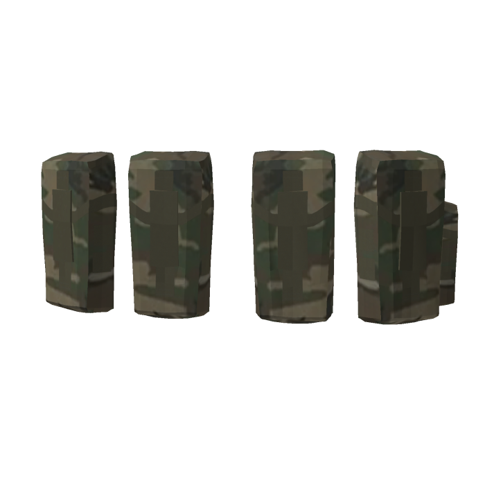 Woodland Army Vest Pouches