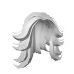 white spikey hair