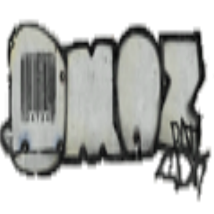 Free man Barcode Graffiti Roblox decal