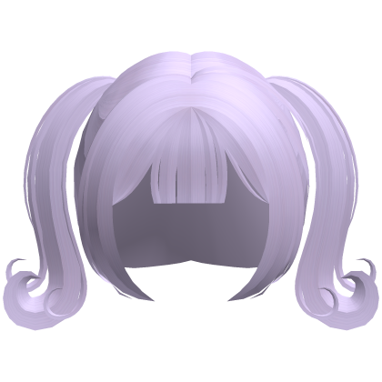 purple silky swirly moe angel pigtails