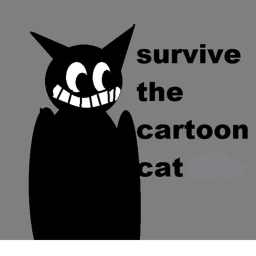 survive the cartoon cat icon