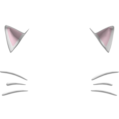 White Cat Ears Kawaii Low Filter