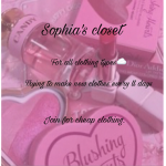 Sophia’s closet