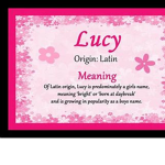 Lucy's Uhm thing-