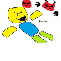 Destroy Lava Brick King and save your friends obby