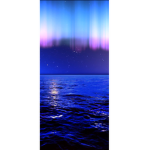 Sunset world mixed with art