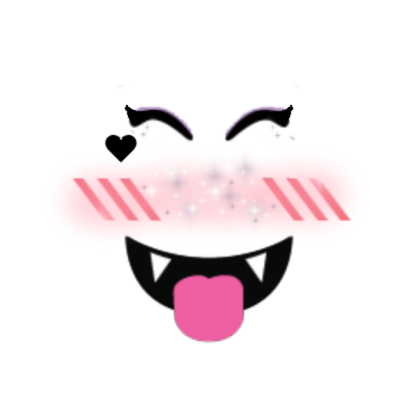 Purple super happy face Roblox decal