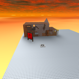 Canyon With a house icon