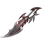 Dracos Red Brushed Steel Blade