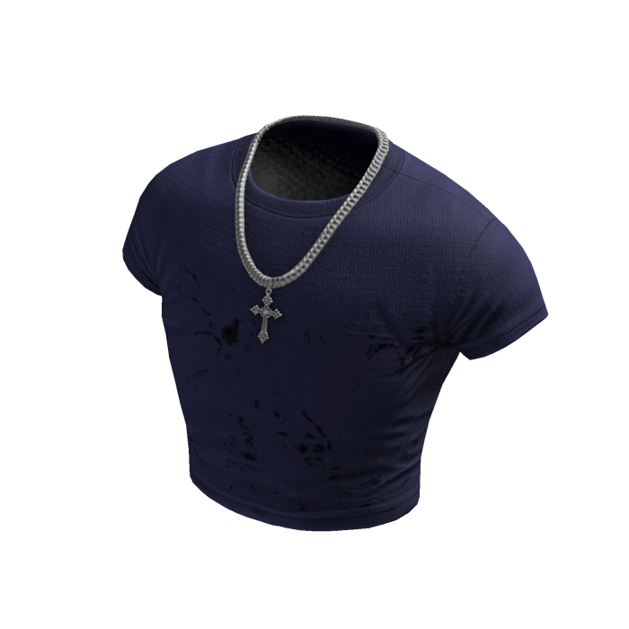 Blue Graphic Y2K Baby Tee