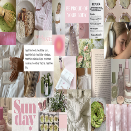 wellness girlie wallpaper Roblox decal