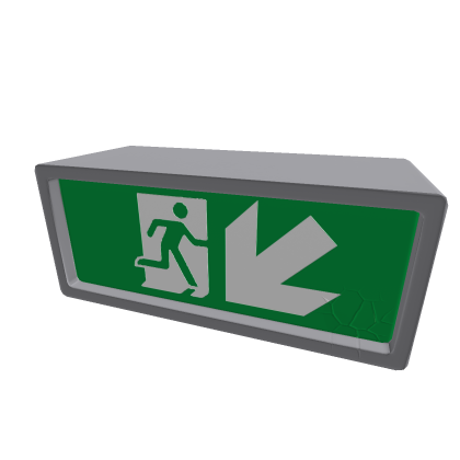 Emergency exit sign