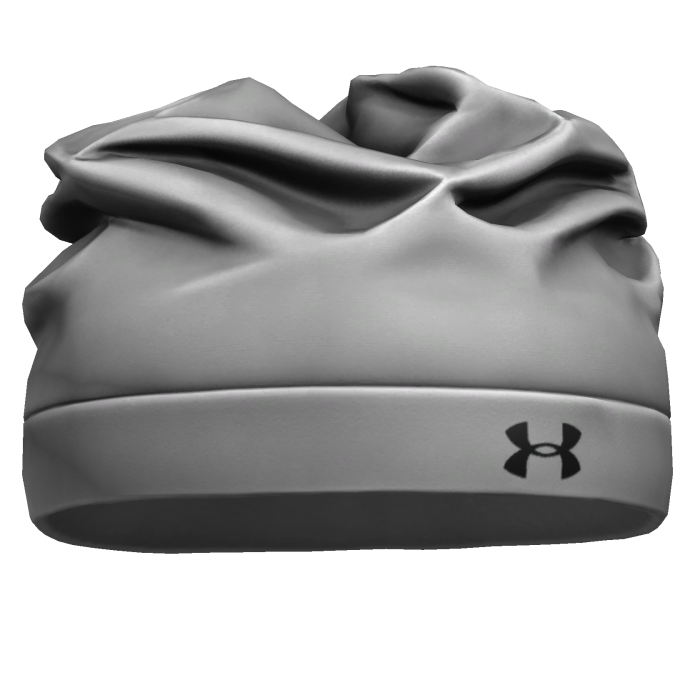 Grey UA Skull Y2K Hat