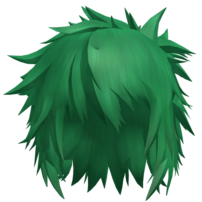 Green Spiky Clown Anime Hair
